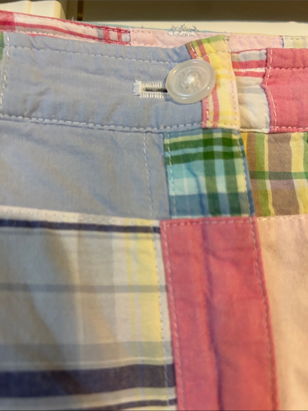 Brooks Brothers 365 Patchwork/Madras
Cotton Plaid Pants Size 12 Preppy Pastel - Picture 2 of 13